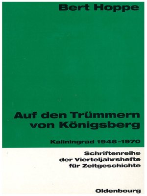 cover image of Auf den Trümmern von Königsberg